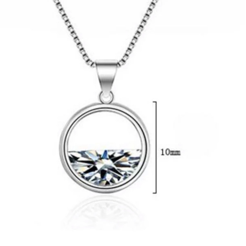 🌟 Sterling Silver 925 CZ Necklace - Picture 2 of 4